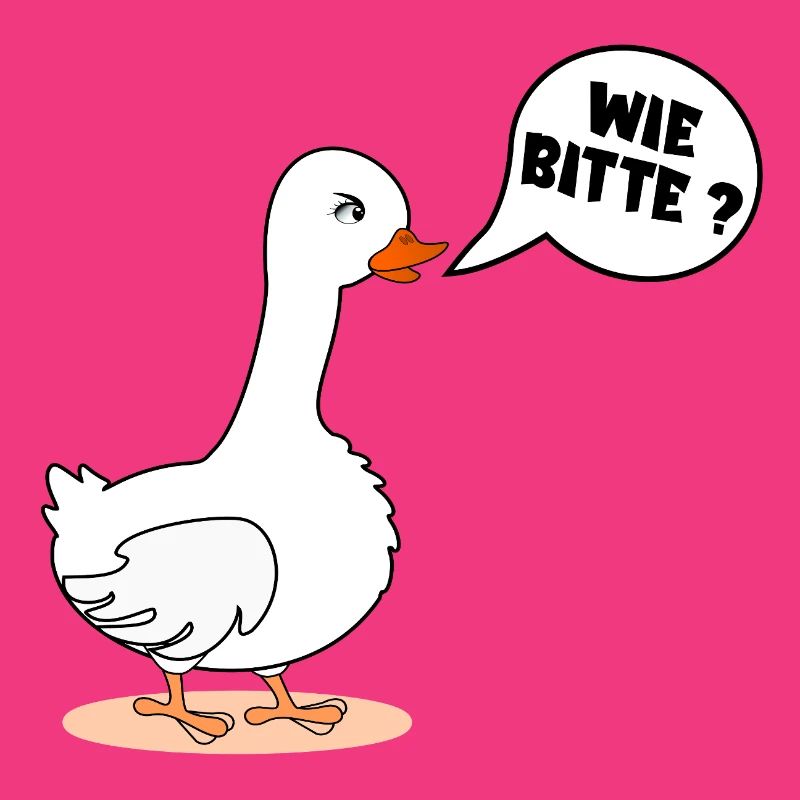 SELF-CONFIDENCE GOOSE AS PLEASE