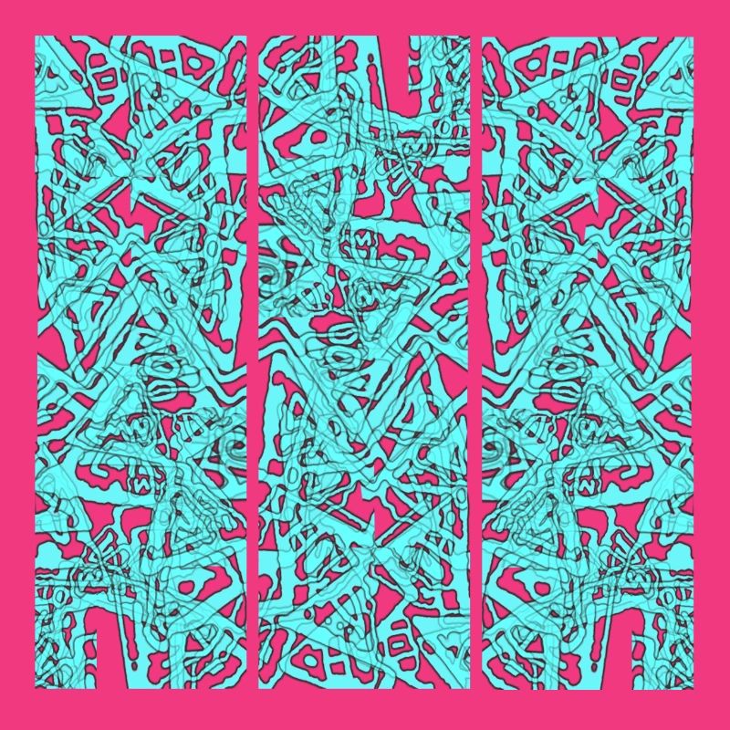 Triptyque du Chaos Turquoise