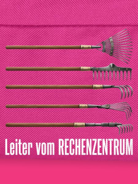 Rechenzentrum Design Gartengeräte Rechen Leiter