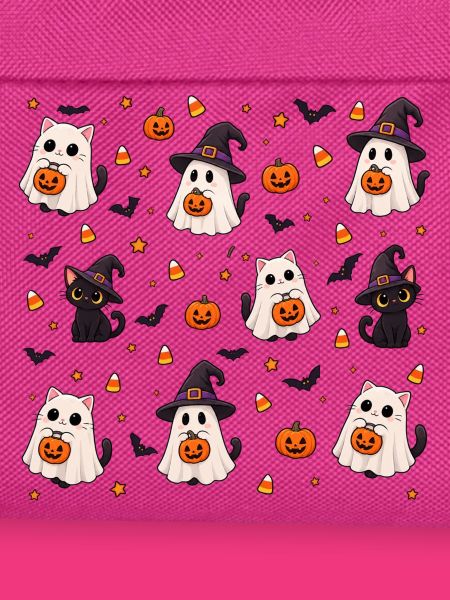 Cutes Halloween-Katzen-Muster