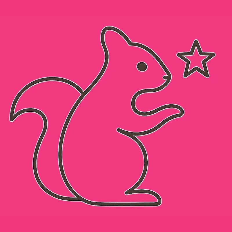 Eichhörnchen Sternenzauber