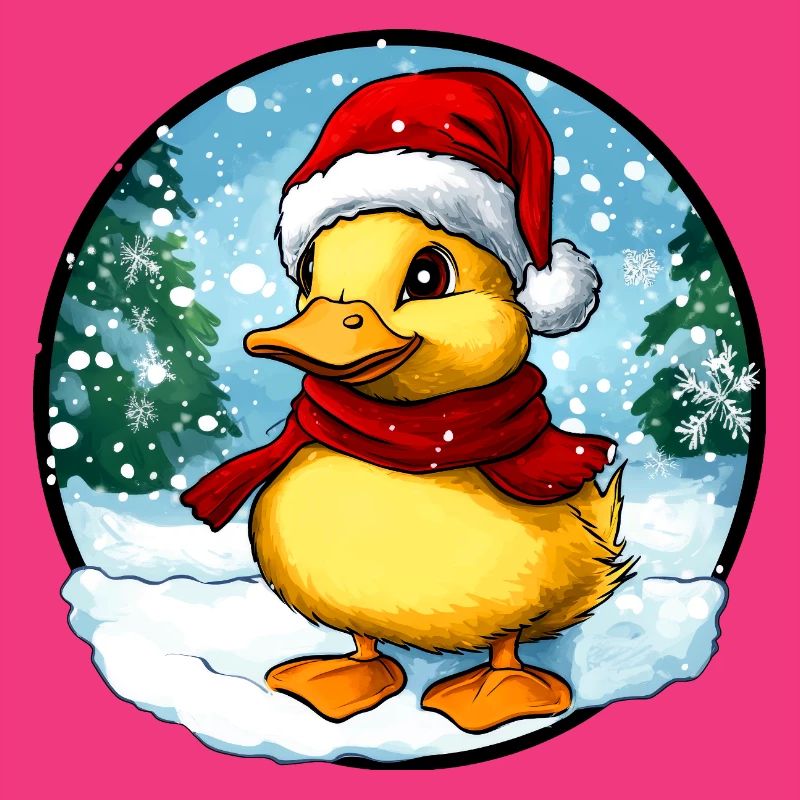 Weihnachtsmann Entchen