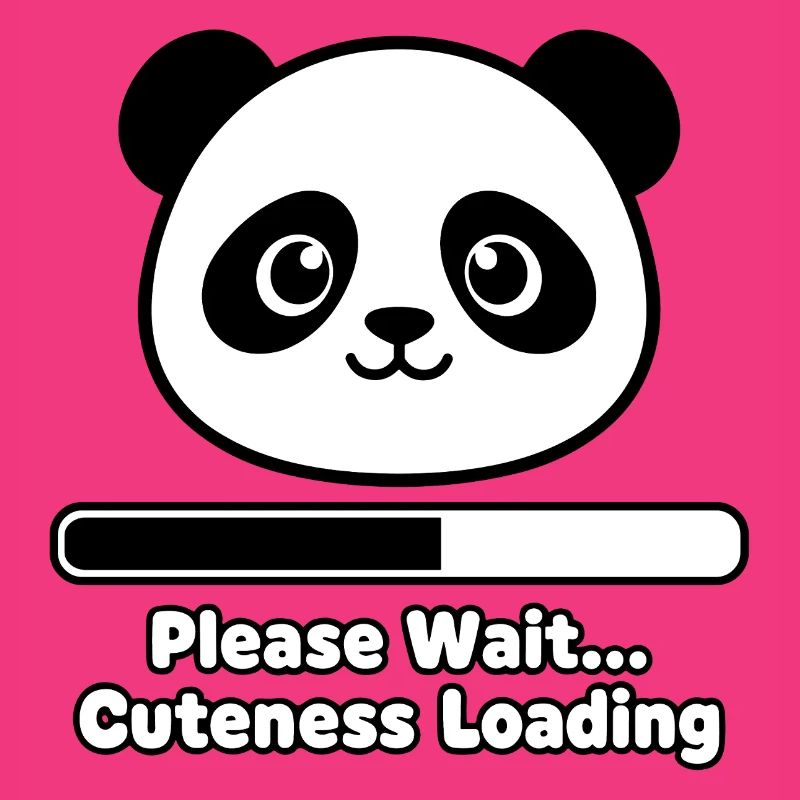 Panda Loading Screen Soft Toy
