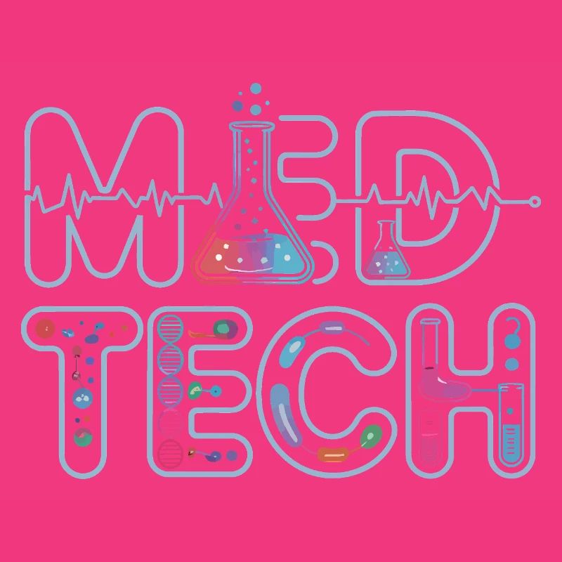 MedTech Laboratory Neon Science Design