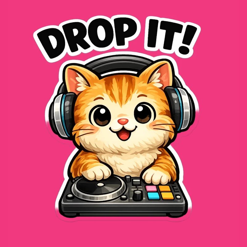 Drop It DJ-Katze