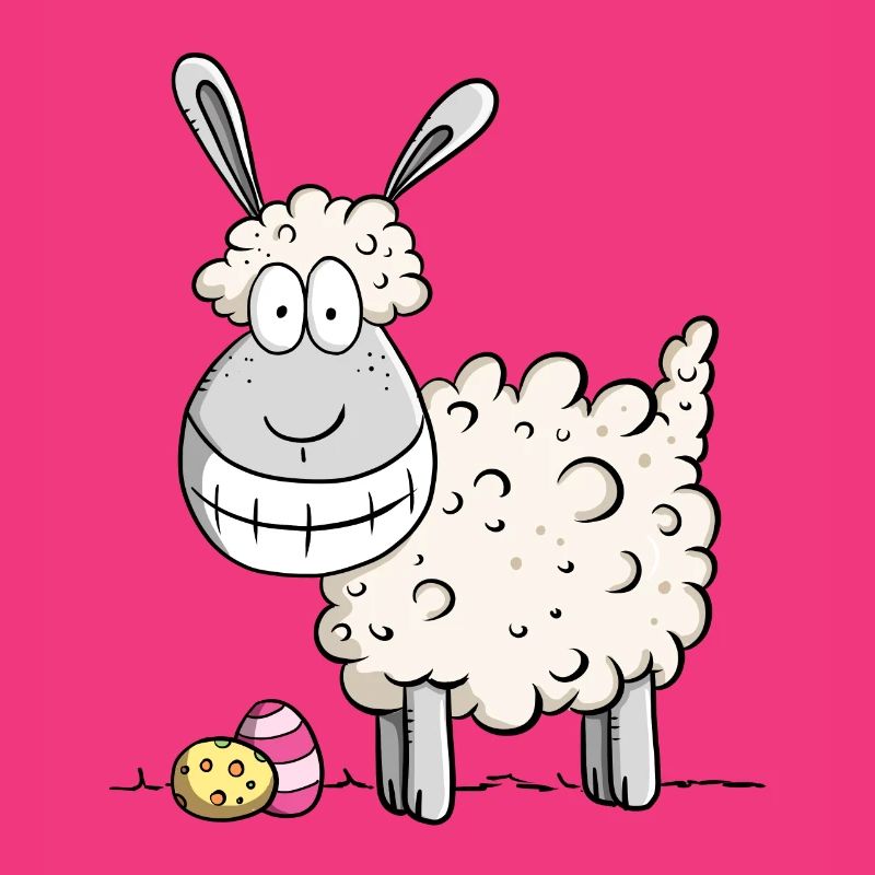 Happy Easter sheep I Easter gift Easter motive Fun