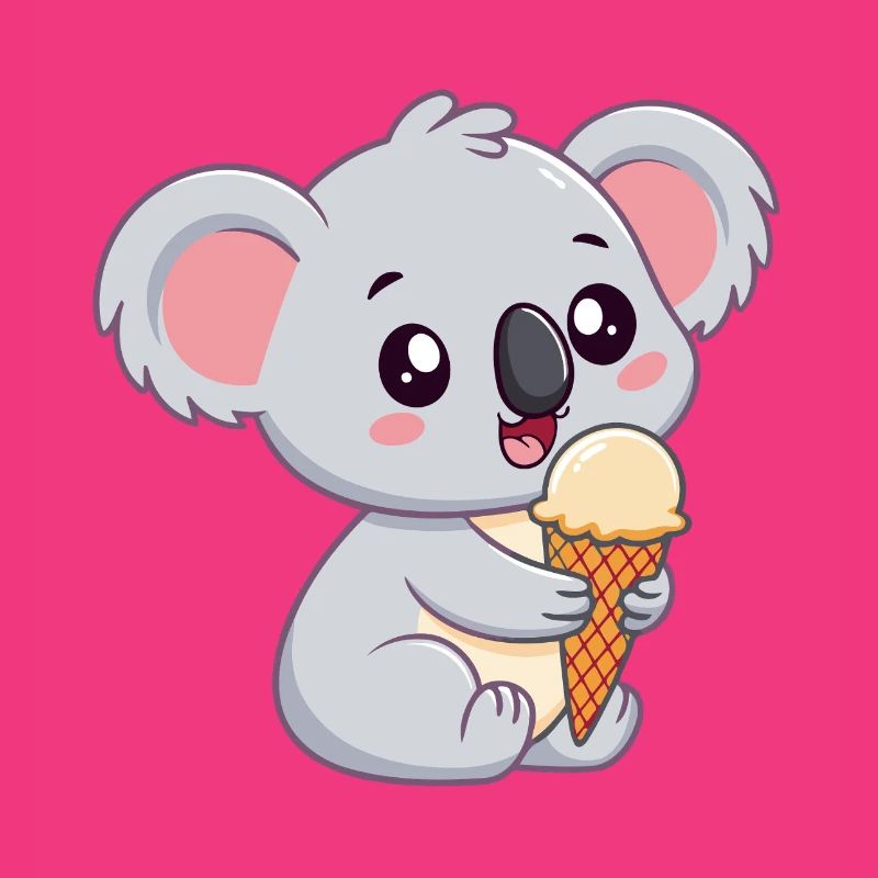 Gourmet-Koala mit Eis