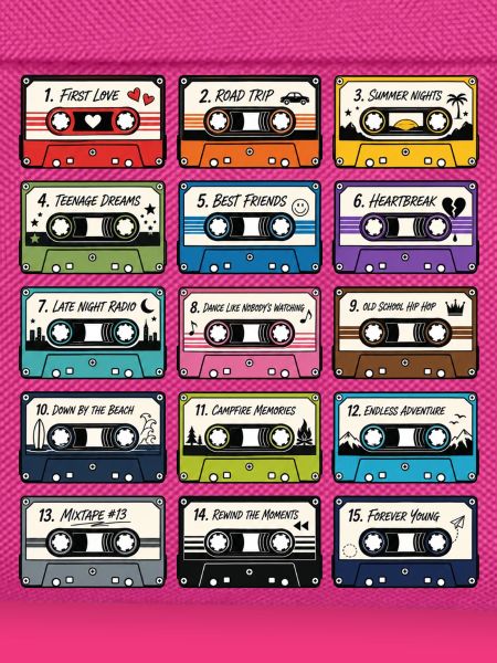 Retro Audio Kassettensammlung