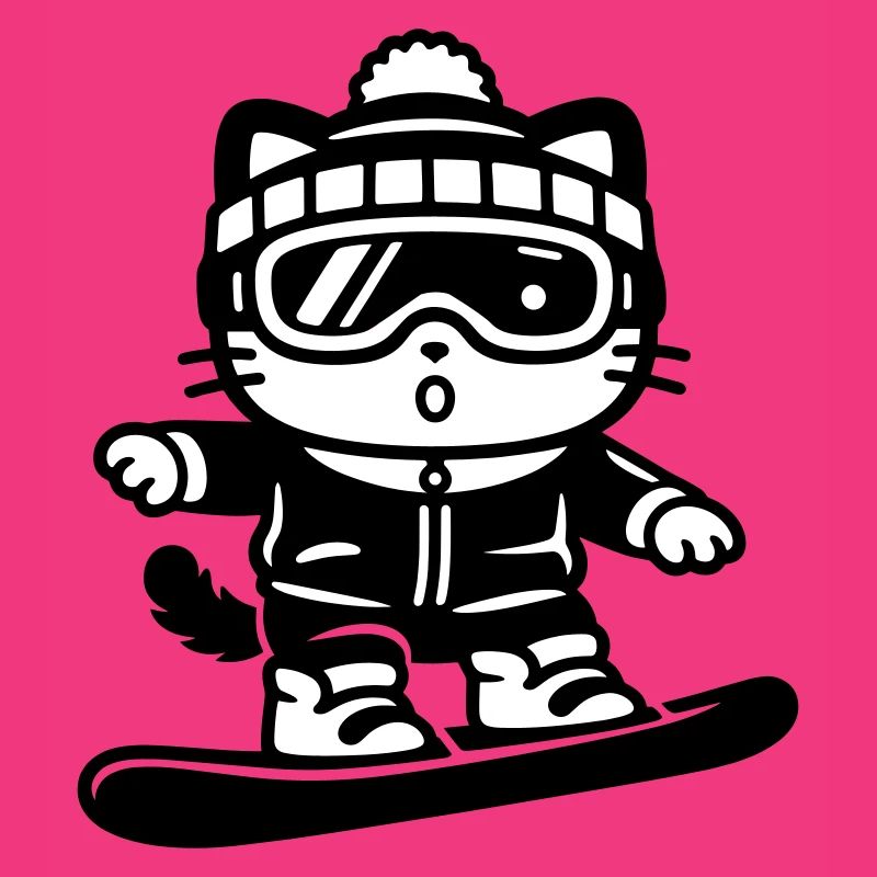 Snowboard Cat