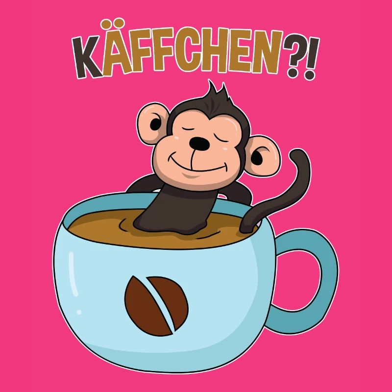 Kaffeepause mit Affe