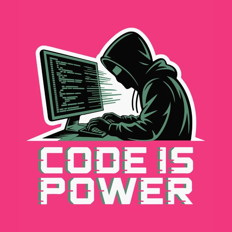 Cyber Hacker Code Infinity Design
