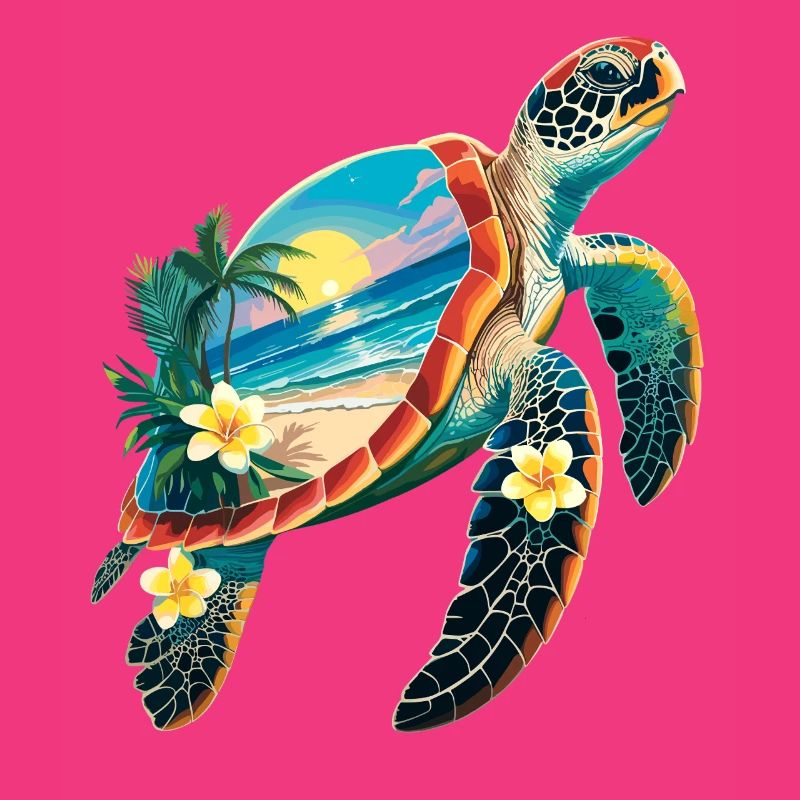 Turtle Waves Surf Turtle Surfer Turtles