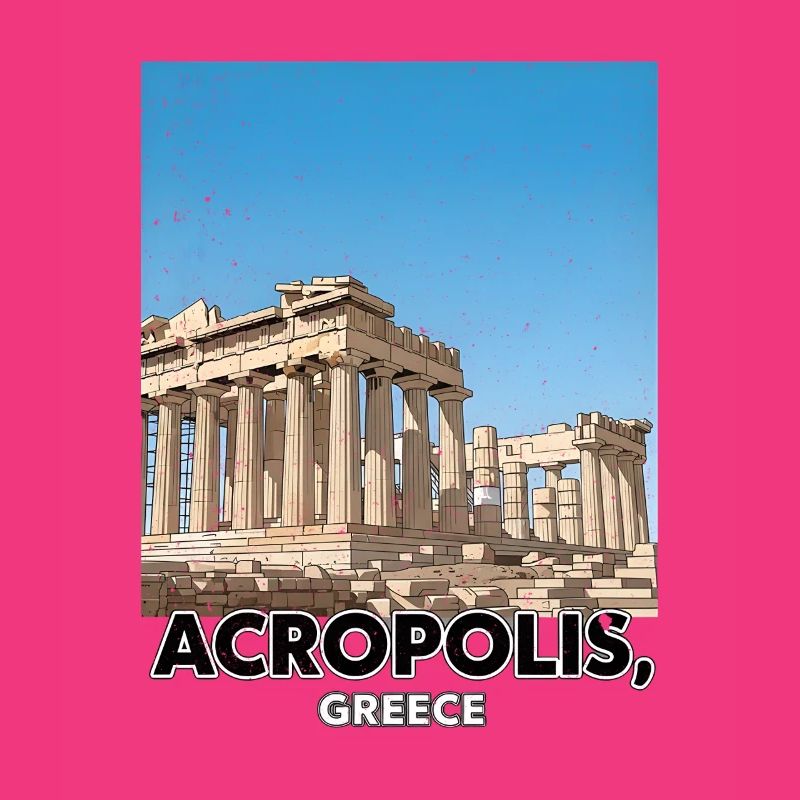 Acropole Grèce Affiche