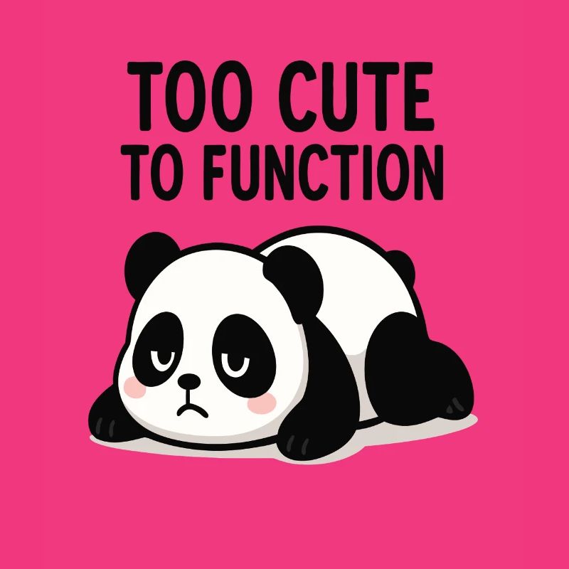 Panda Too Cute To Function