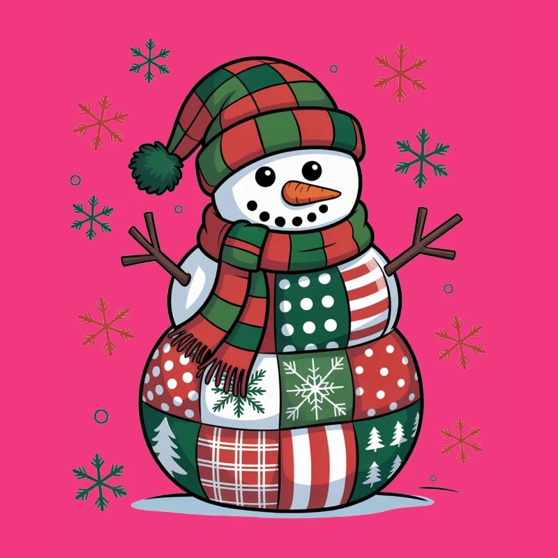 Schneemann Patchwork 