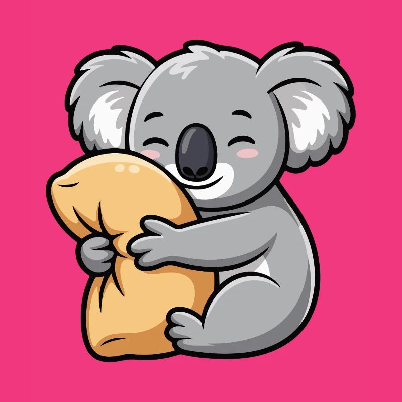 Cuddle chew koala with pillow