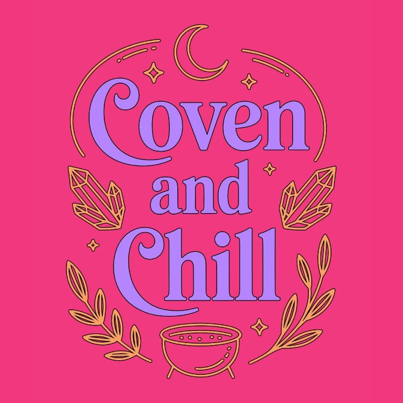 Witchcraft Coven And Chill Tarot Reading Wicca