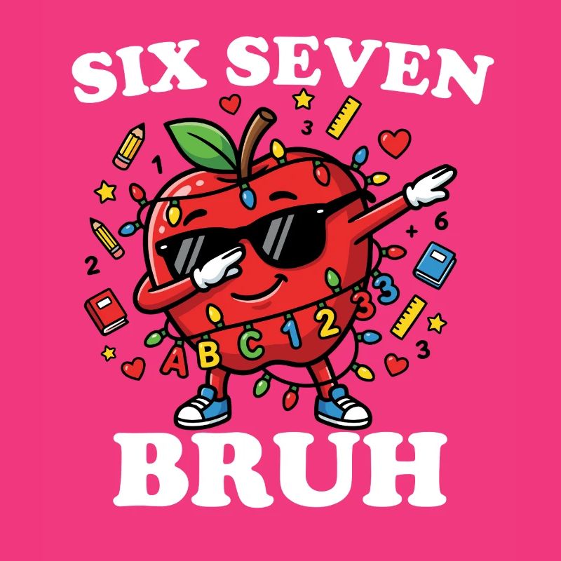 Six Seven Broth Back To School Apple 6 7 Fun