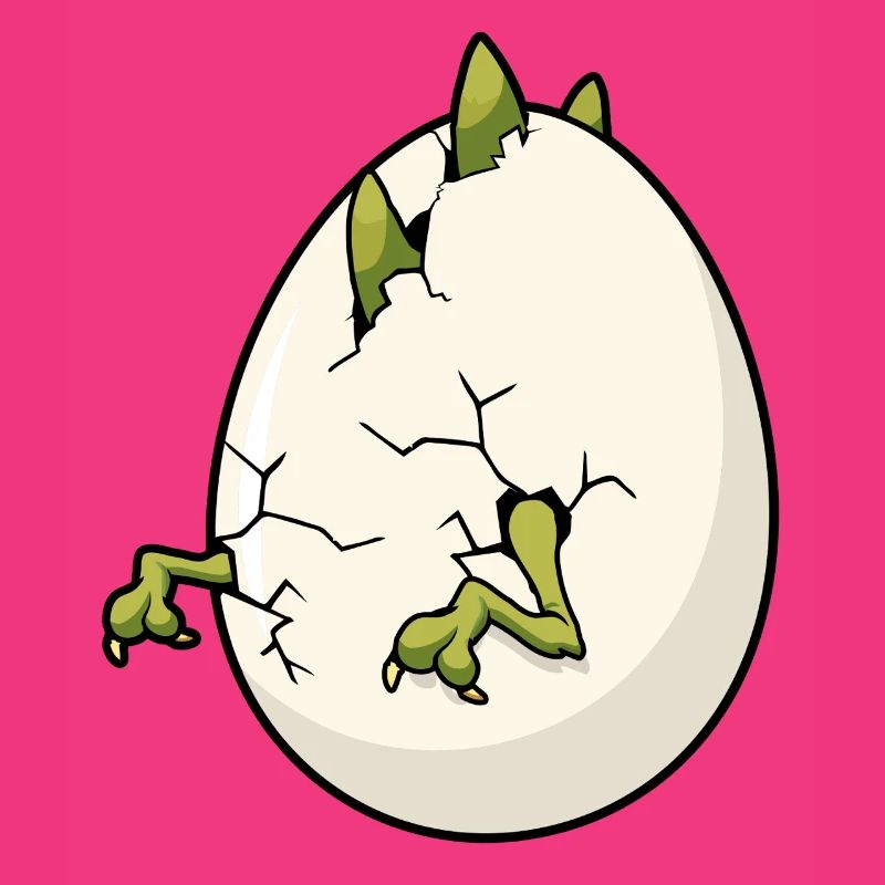 Ostern mit gebrochener Eiblüte