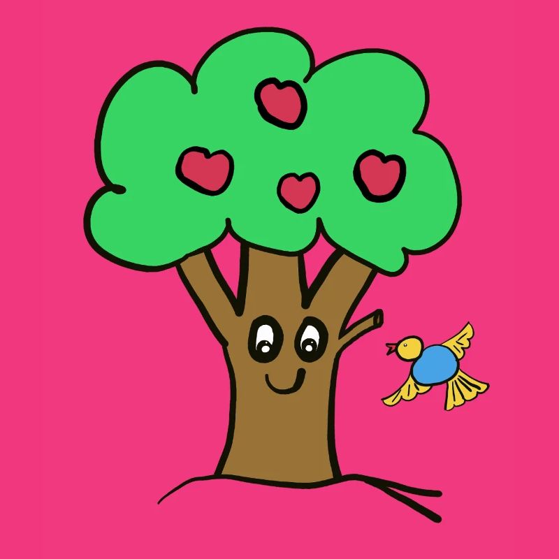 Apple Tree Tree Nature Bird