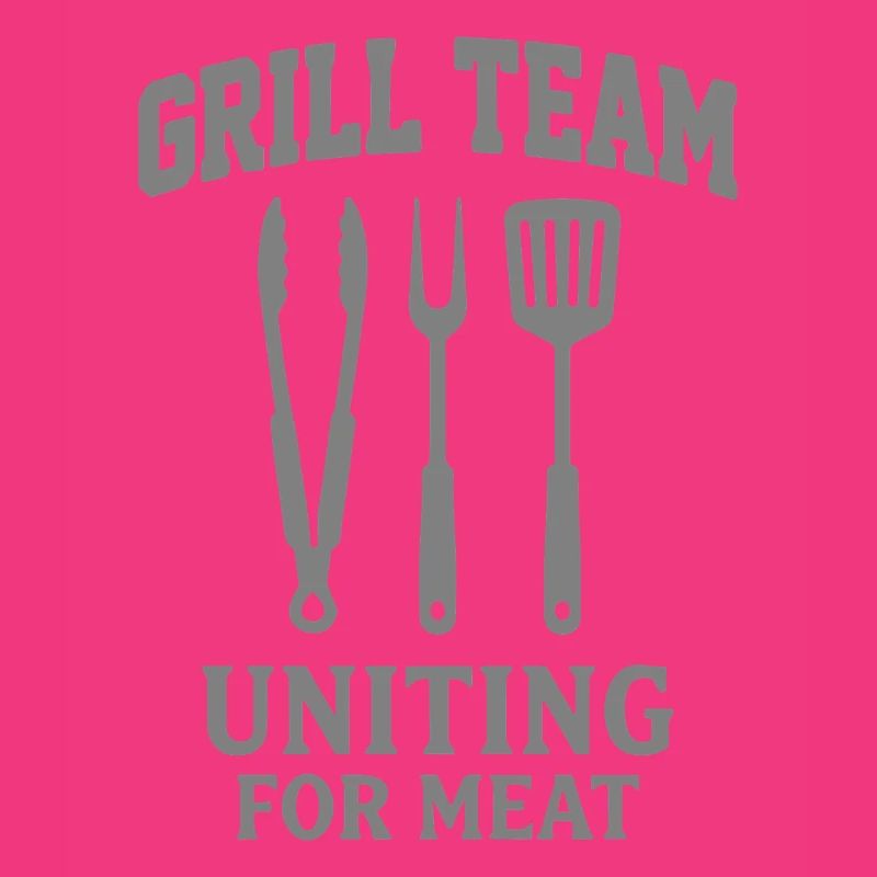 GRILL TEAM UNITING FOR MEAT BBQ Graphic