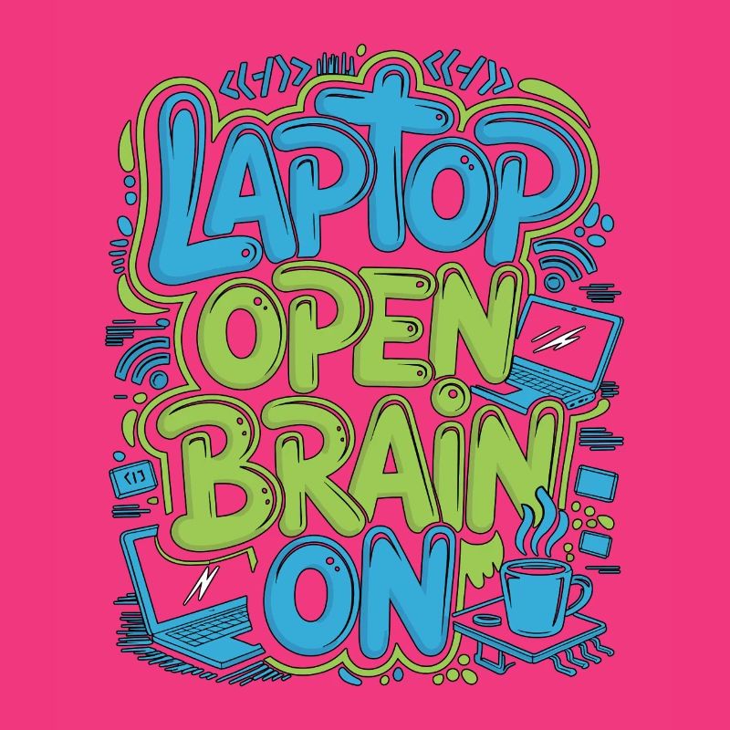 Remote Developer Laptop Open Brain On Remote Coder