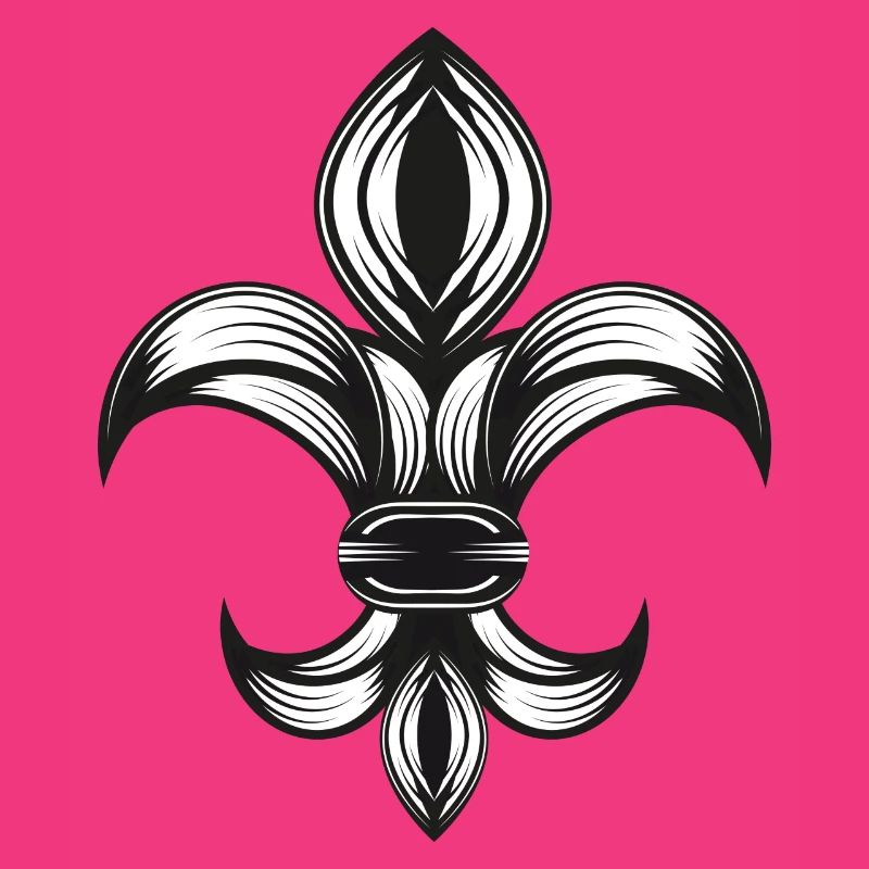 stylized iris - Fleur-de-Lys