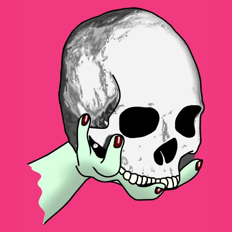 Totenkopf wird dargeboten
