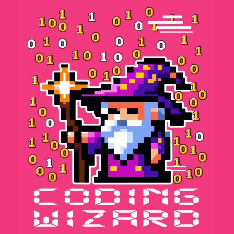 Zauberer-Pixel-Code