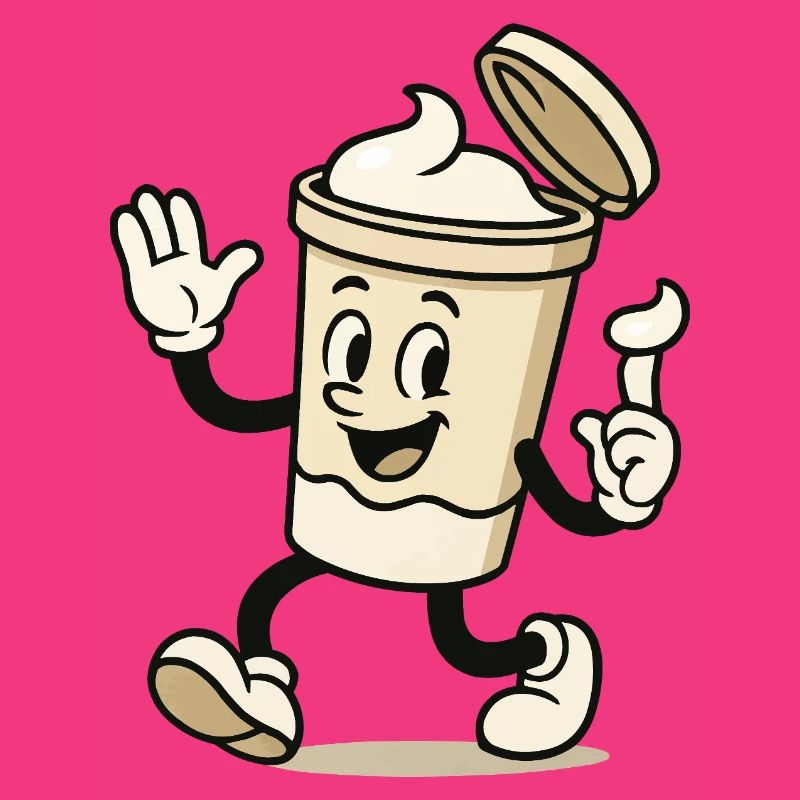 eiscreme becher comic