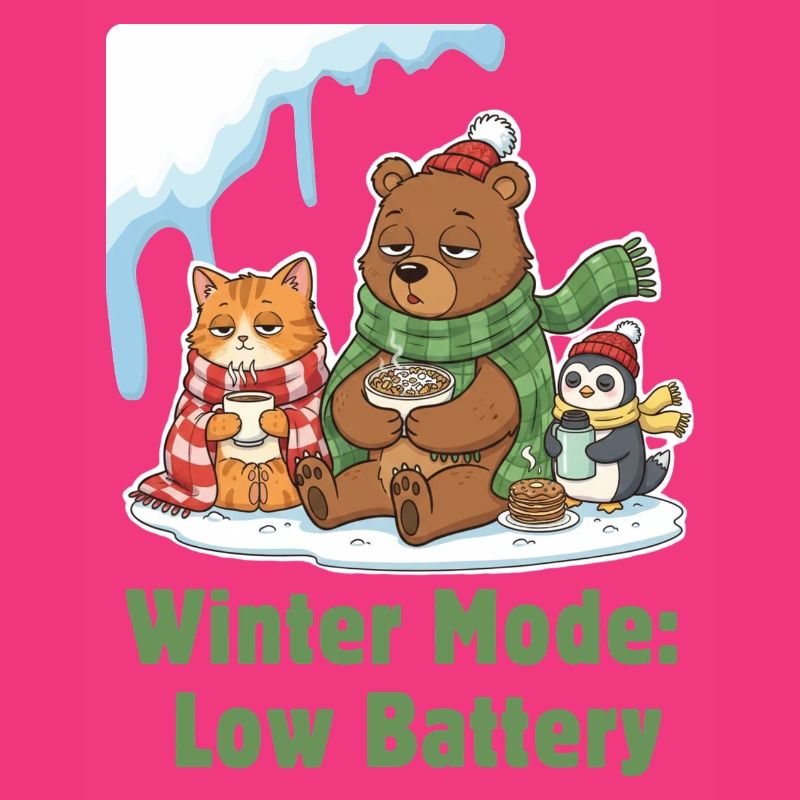 Wintermodus: Müde, Eingepackt & Hungrig