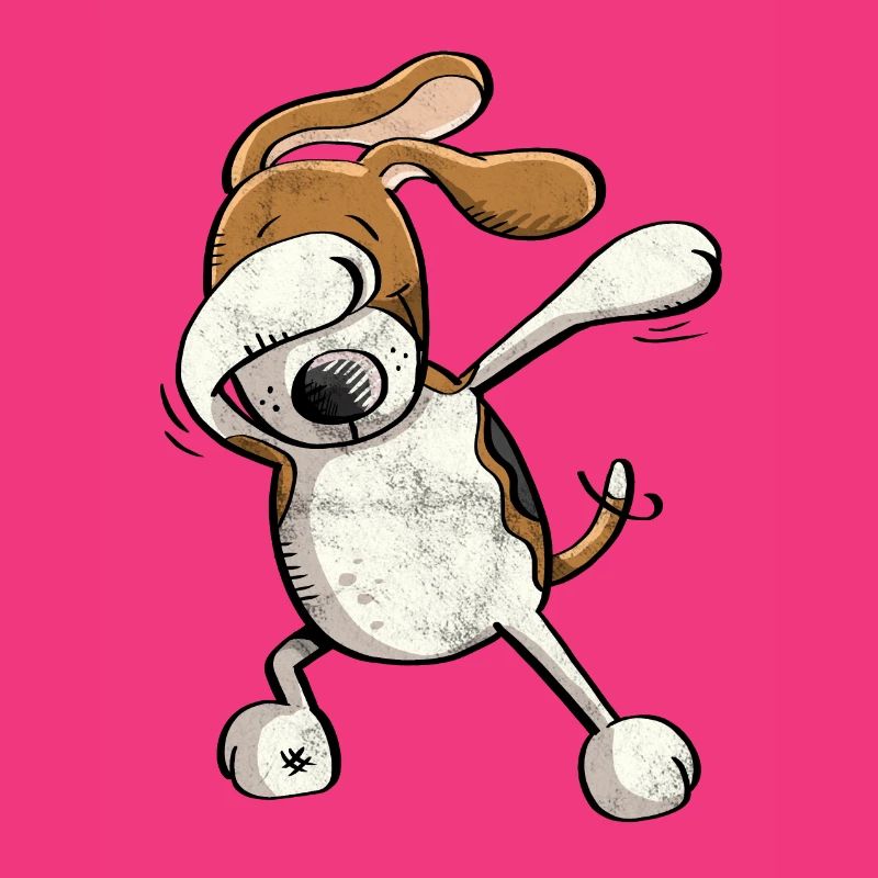 Cool Dab Beagle - Dog - Dabbing - Dance