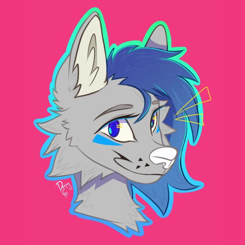 Wind Chime, the She-Wolf (by Derpy Fox)