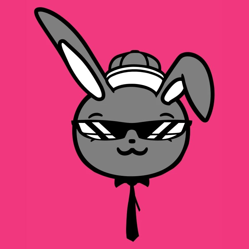 Lunettes de soleil lapin Cappy cravate Cool Hat Comic