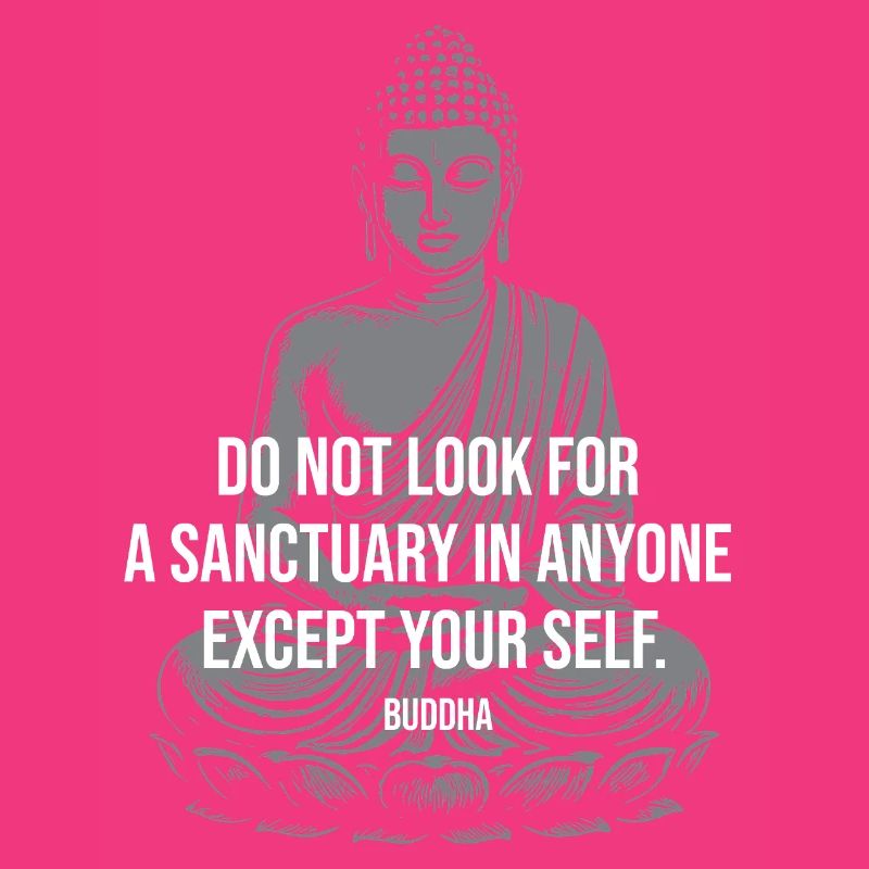 Conception de citations du Bouddha pour l’auto-sanctuaire