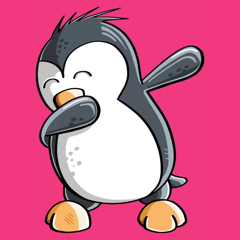 Dab Dance Pinguin - Dabbing - Fun Comic - Geschenk