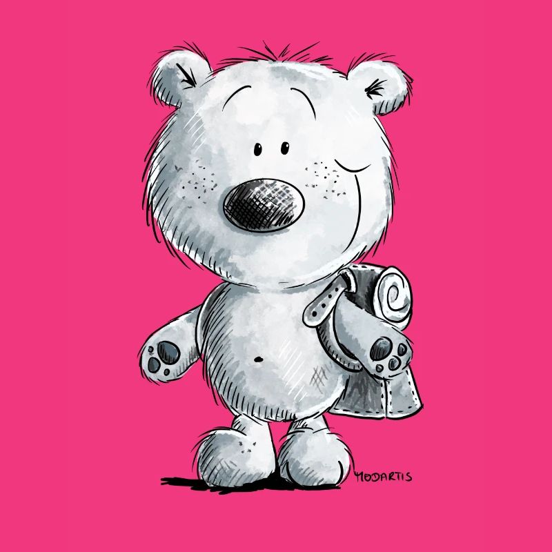Schoolchild polar bear I schooling 1st class gift