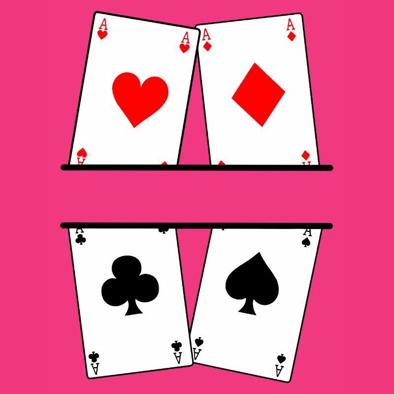 Bannière de texte Four Aces