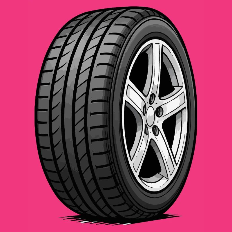 Car Tire Wheel Tread Pattern