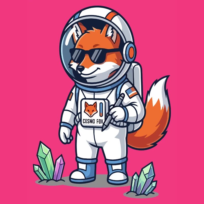 Cosmo Fox Astronaut Space Explorer