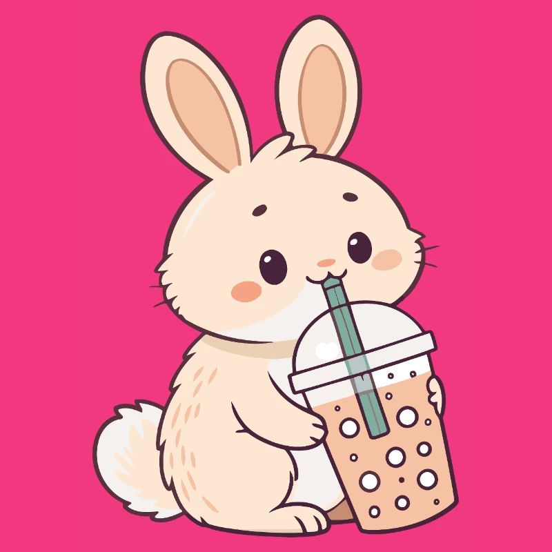 Rabbit Bubble Tea Süßigkeit