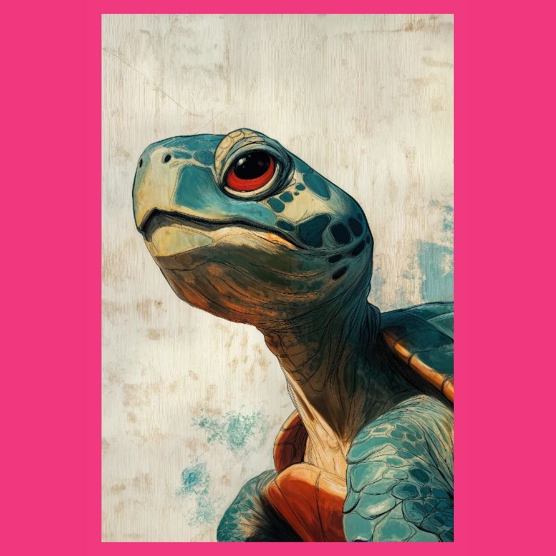 Illustration einer Schildkröte