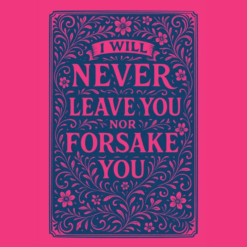 Ich werde dich niemals verlassen oder im Stich lassen