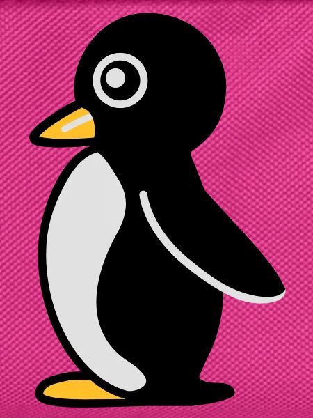 Minimalistischer Pinguin