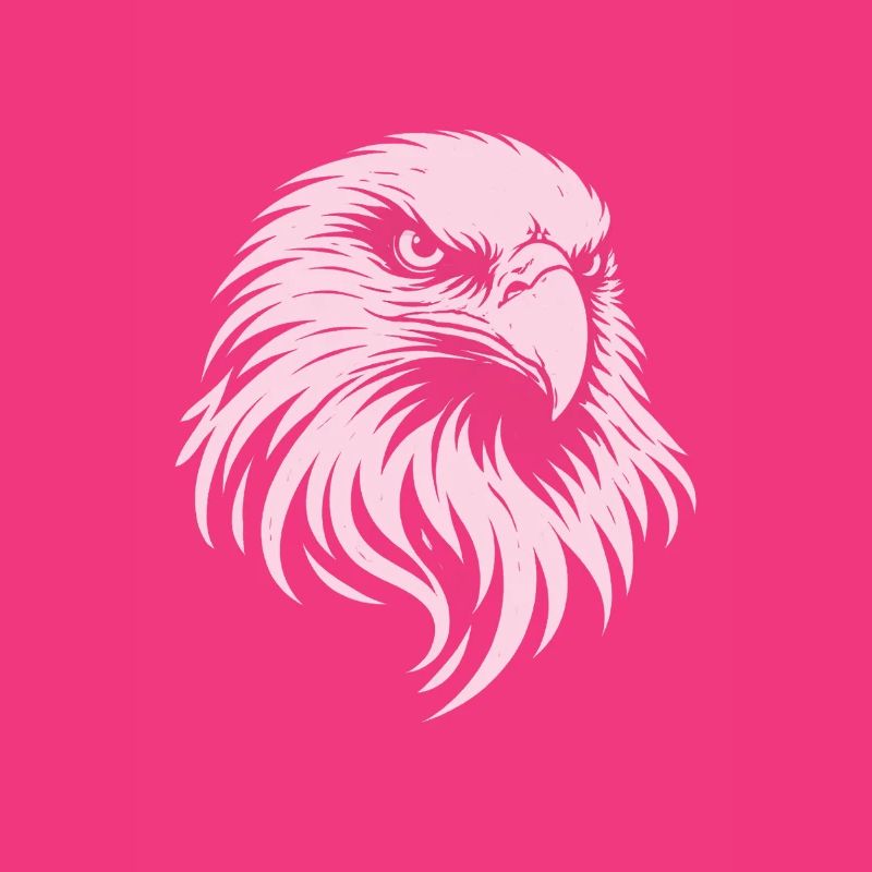 Eagle Head – Conception minimale d’art lineal
