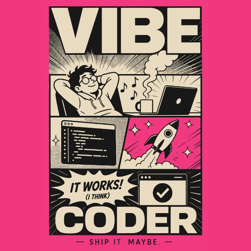 Vibe Coder Programmeur Humour
