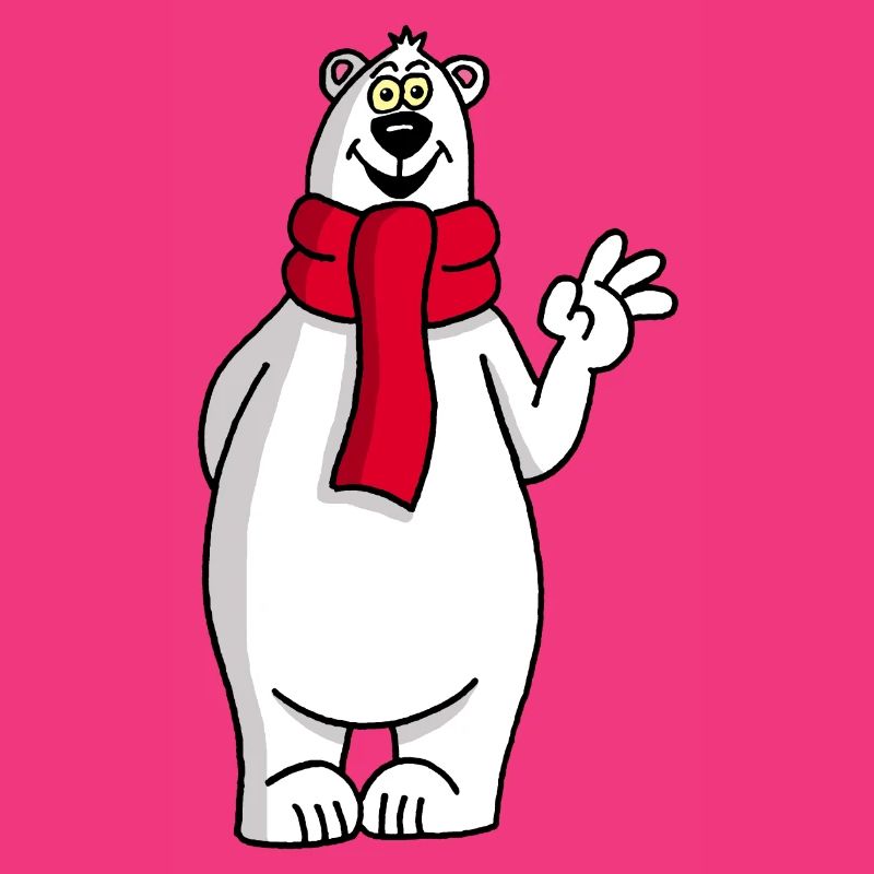 Niedlicher Eisbär