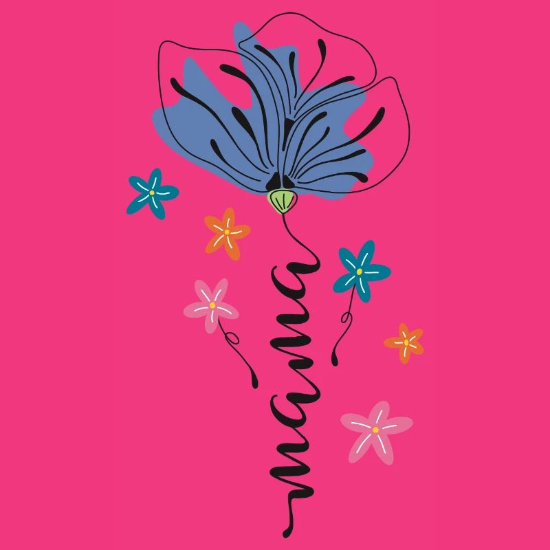 Maman – Conception 🌸💙 de fleurs