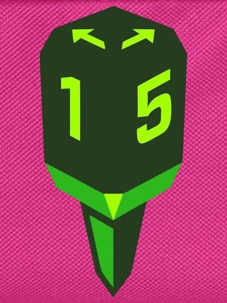 Golf Tee Abschlag Logo