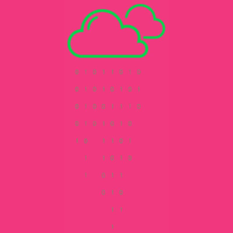 Code de pluie nuageuse